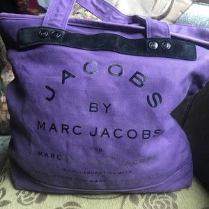 Jacobs by Marc Jacobs purple tote bag
